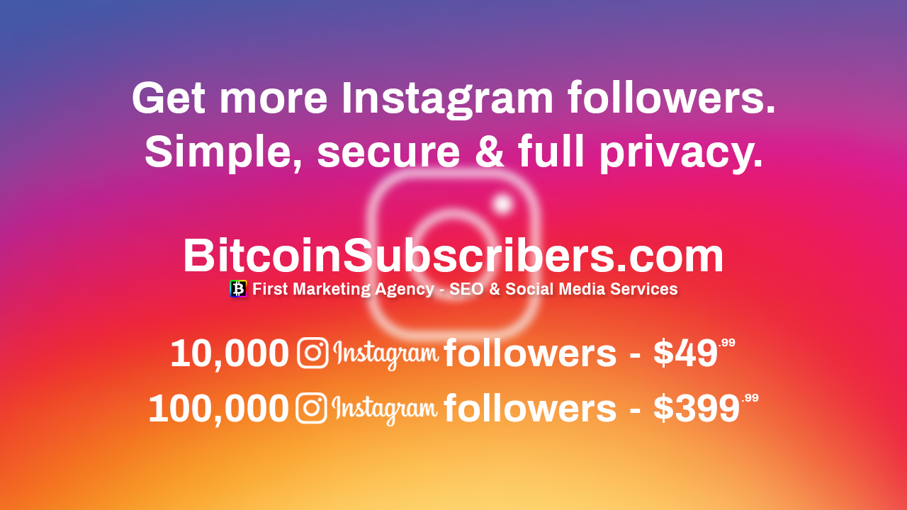 National ENQ NationalENQ.com Buy Instagram Followers Become Famous Buy Subscribers Buy Followers Views Likes BitcoinSubscribers.com Social Media Agency Marketing Services