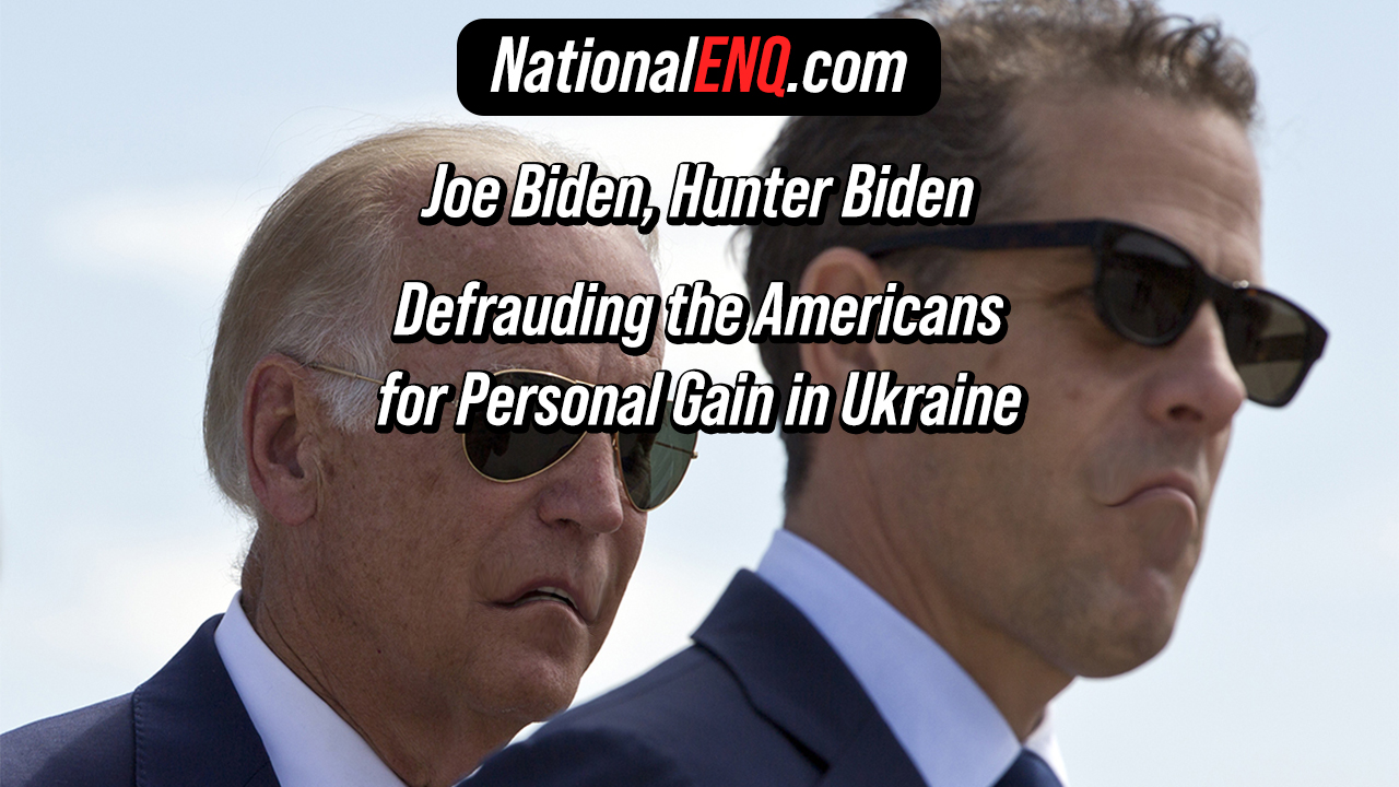 How Much Money Did Joe Biden & Hunter Make from Ukraine? Did They Pay US Tax on It? Joe Biden Can Fall like Al Capone if the Deep State Will No Longer Protect Him